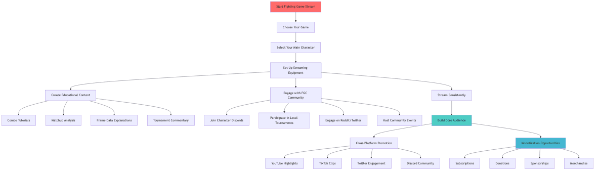 Fighting Game Streaming Strategy