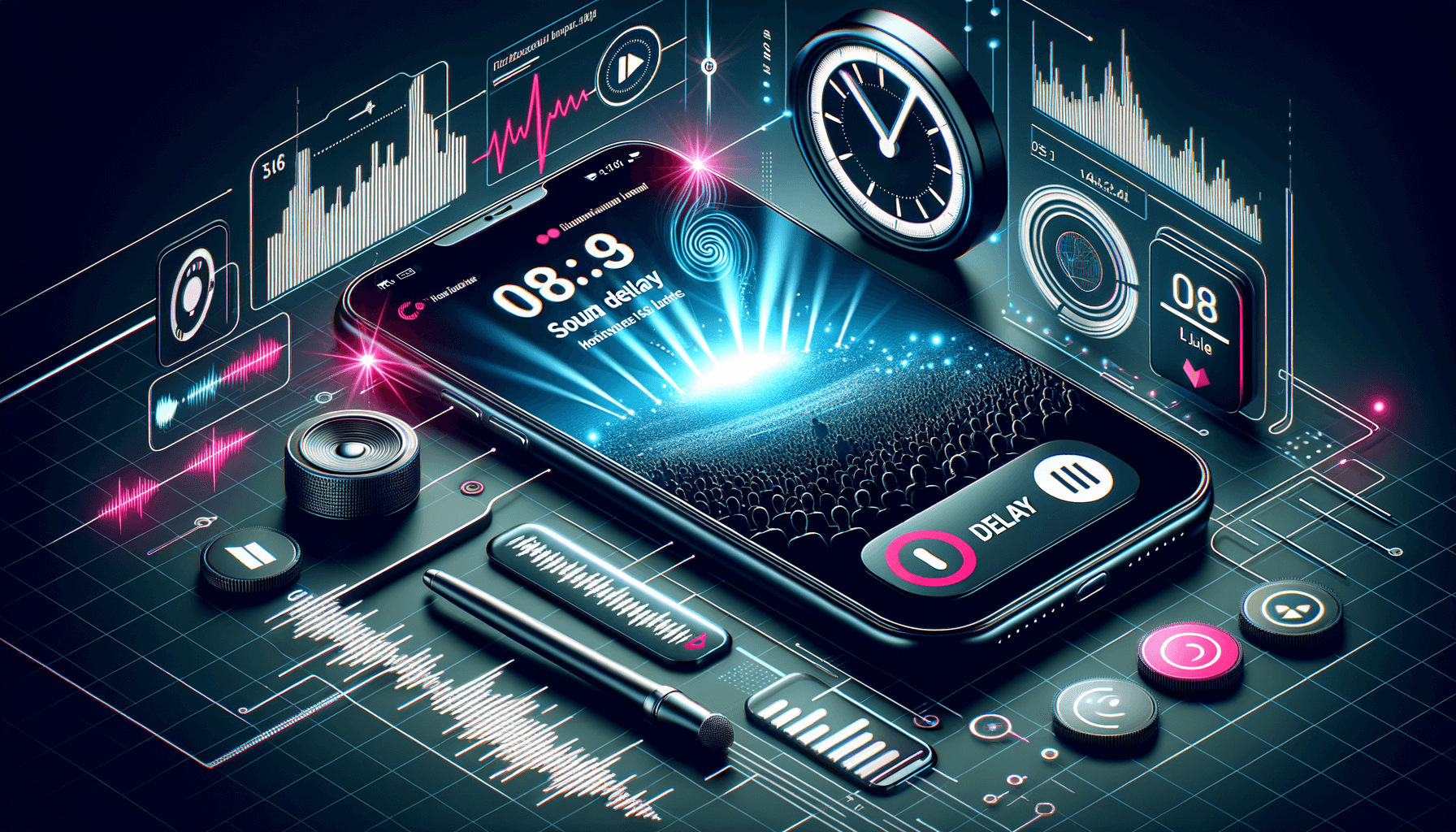 Tikfinity Sound Delay Phone Streaming Banner