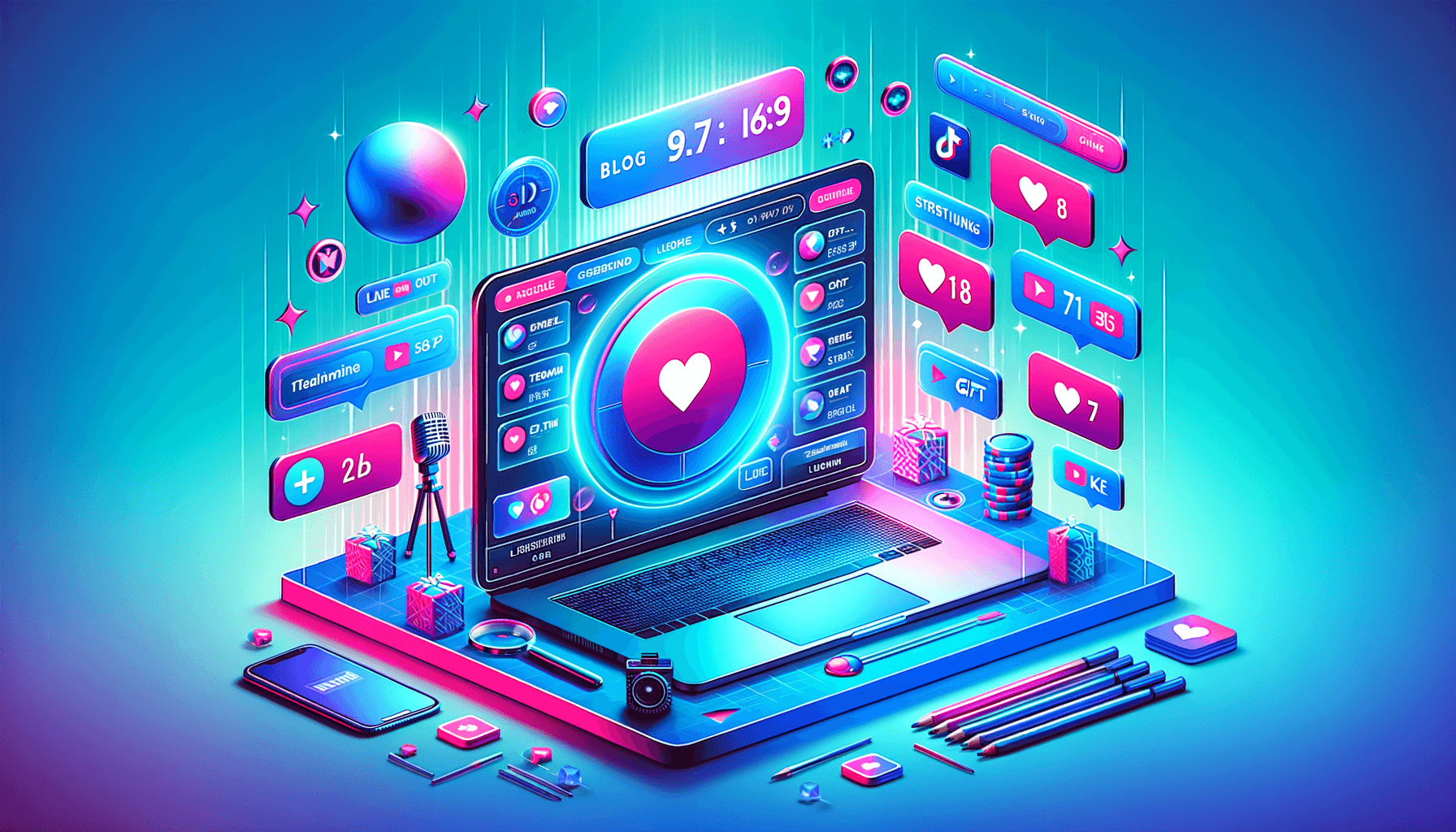 TikTok Live Overlay Tools Banner