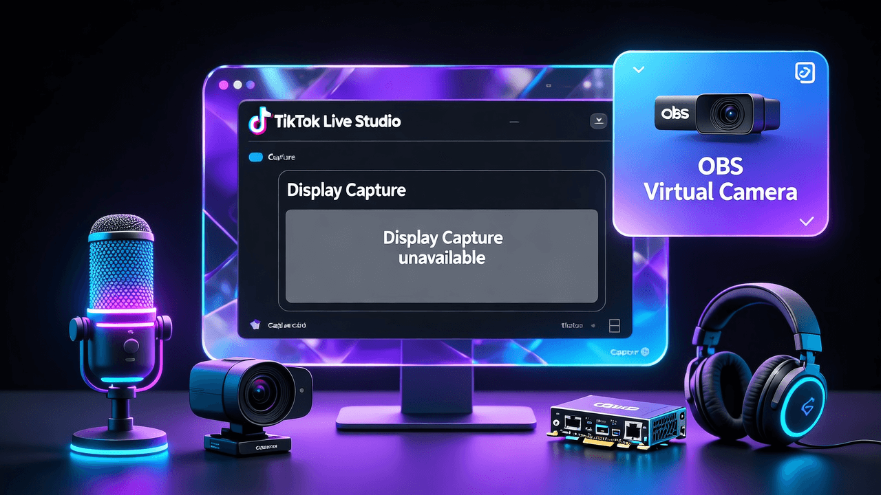 TikTok Display Capture Fix Banner