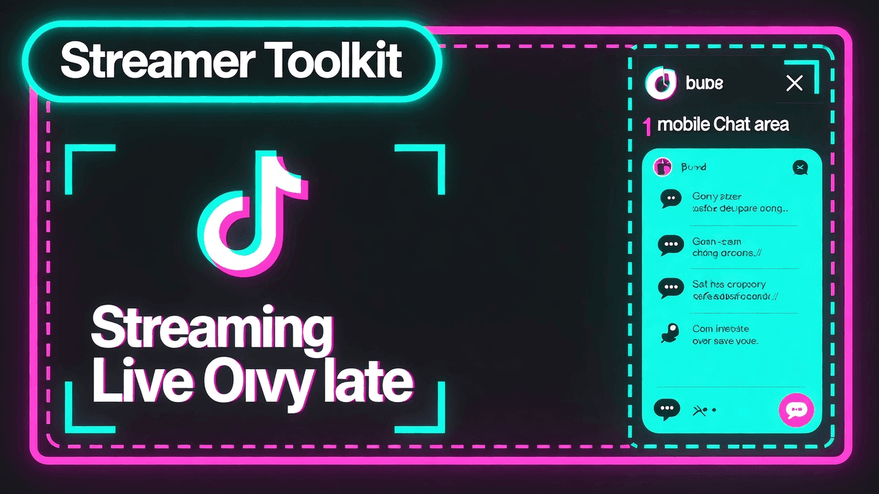 TikTok Transparent Overlay Template Banner