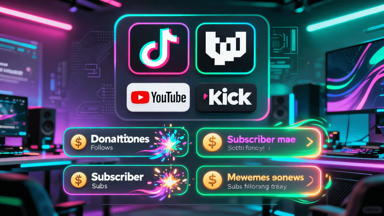 TikTok Multistream Alerts Banner