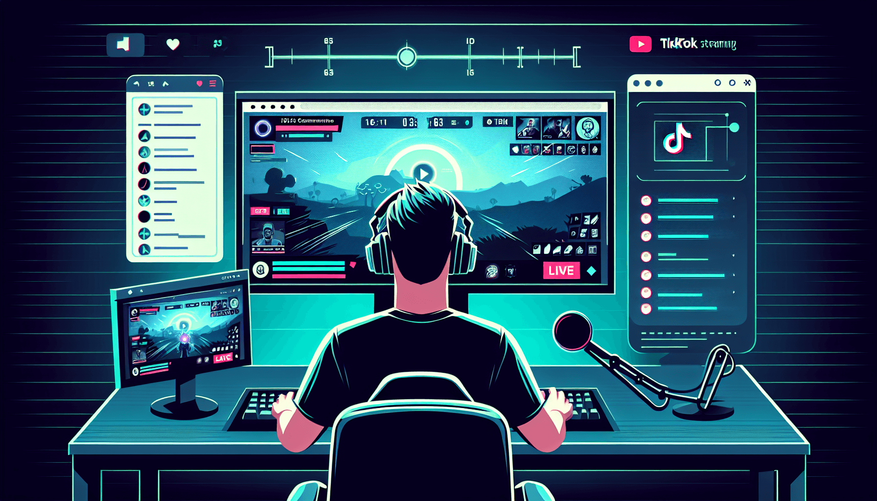 TikTok PC Chat Overlay Banner