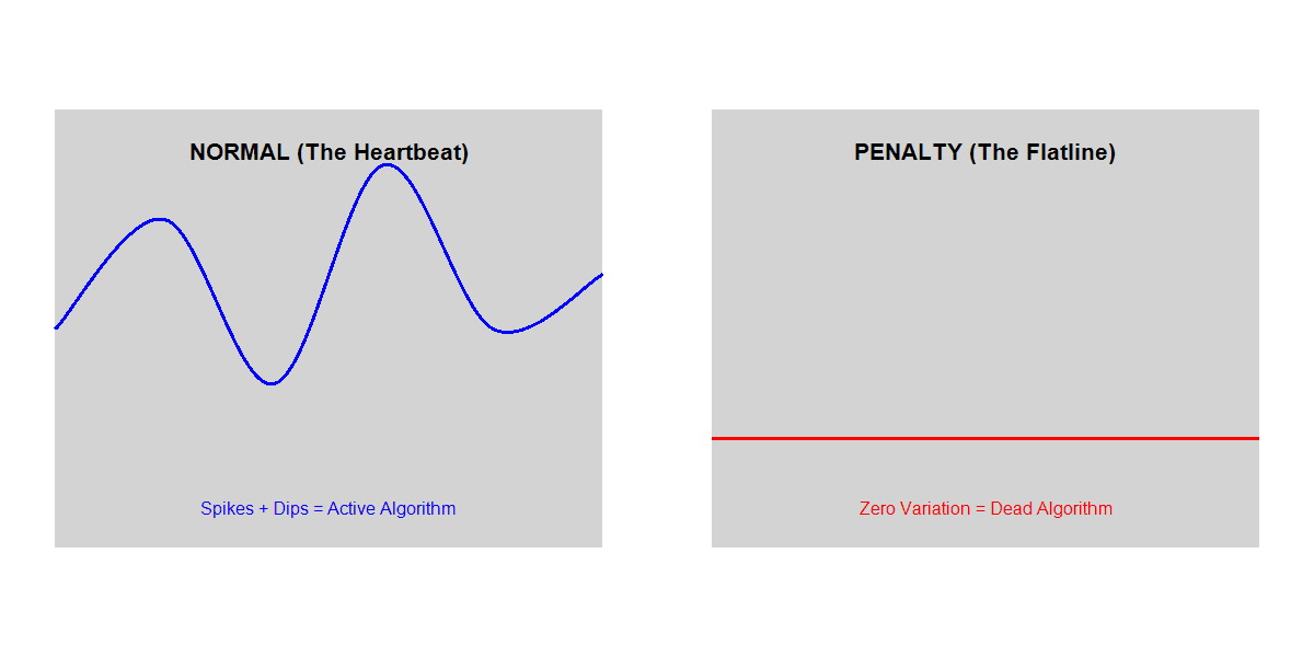 Normal Fluctuation vs Penalty Flatline